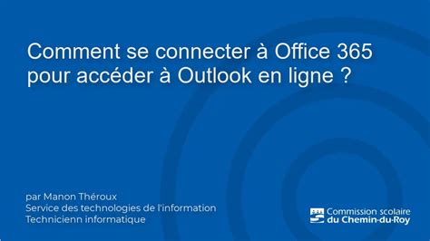 outlook 365 se connecter